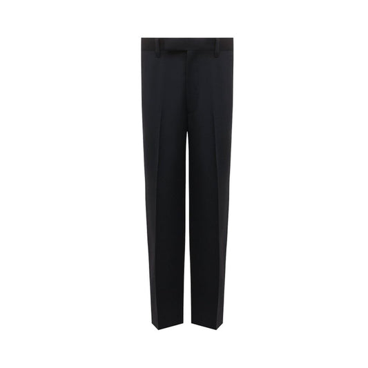 Blue Wool Dress Pants