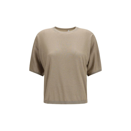 Beige Cashmere T-Shirt