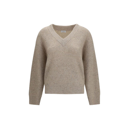 Beige Cashmere Sweatshirt