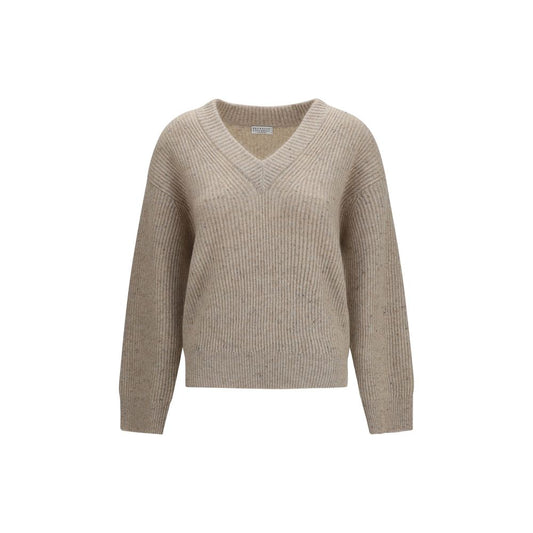 Beige Cashmere Sweatshirt