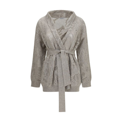 Beige Linen Cardigan