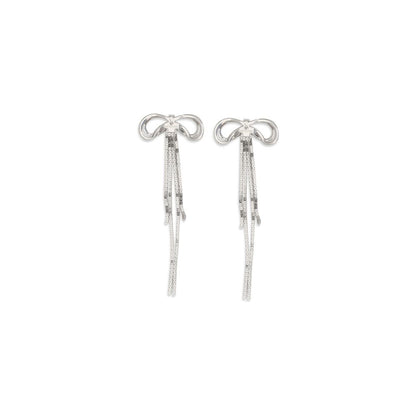 Silver Brass Earrings