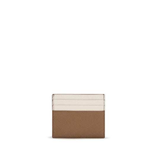 Beige Calf Leather Bos Taurus Wallet