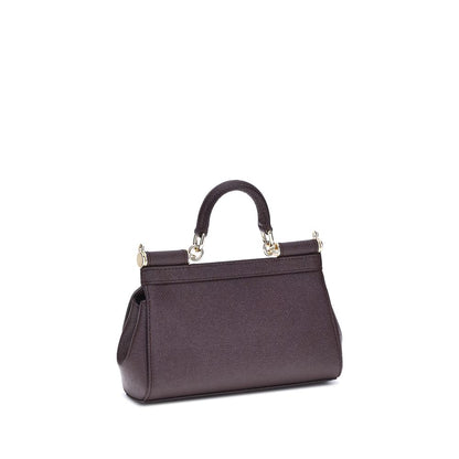 Purple Calf Leather Bos Taurus Handbag