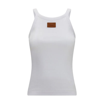 White Cotton Tank Tops