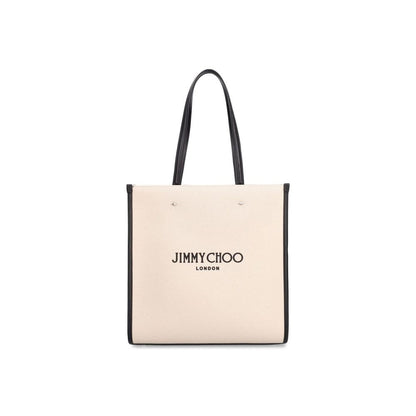 Beige Canvas Tote Bag