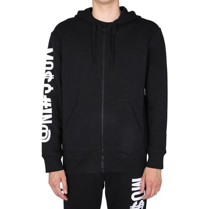 Black Cotton Sweatshirt