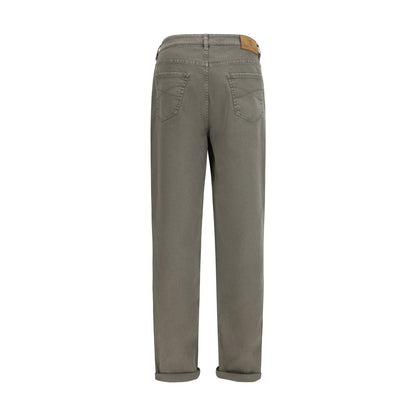Bicolor Cotton Jeans Denim