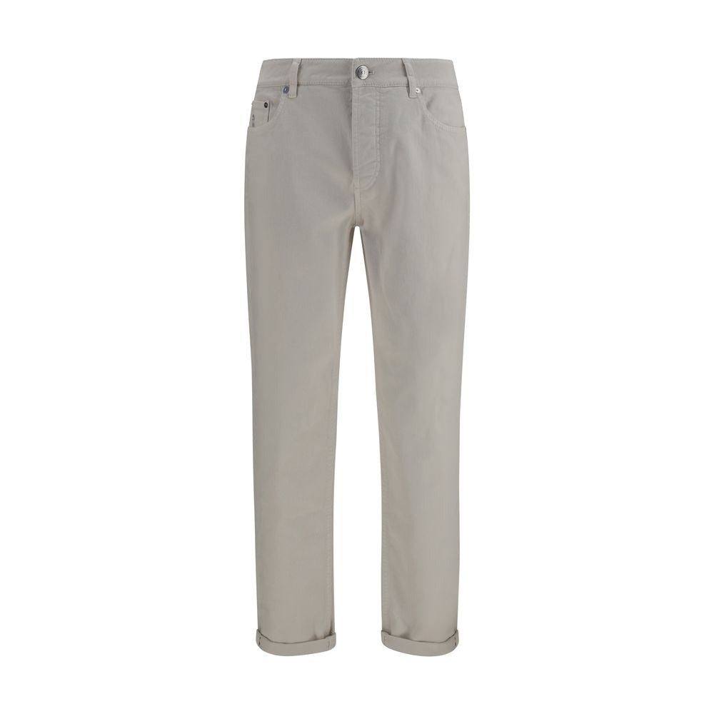 White Cotton Jeans Denim