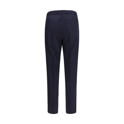 Blue Wool Oves Aries Casual Pants