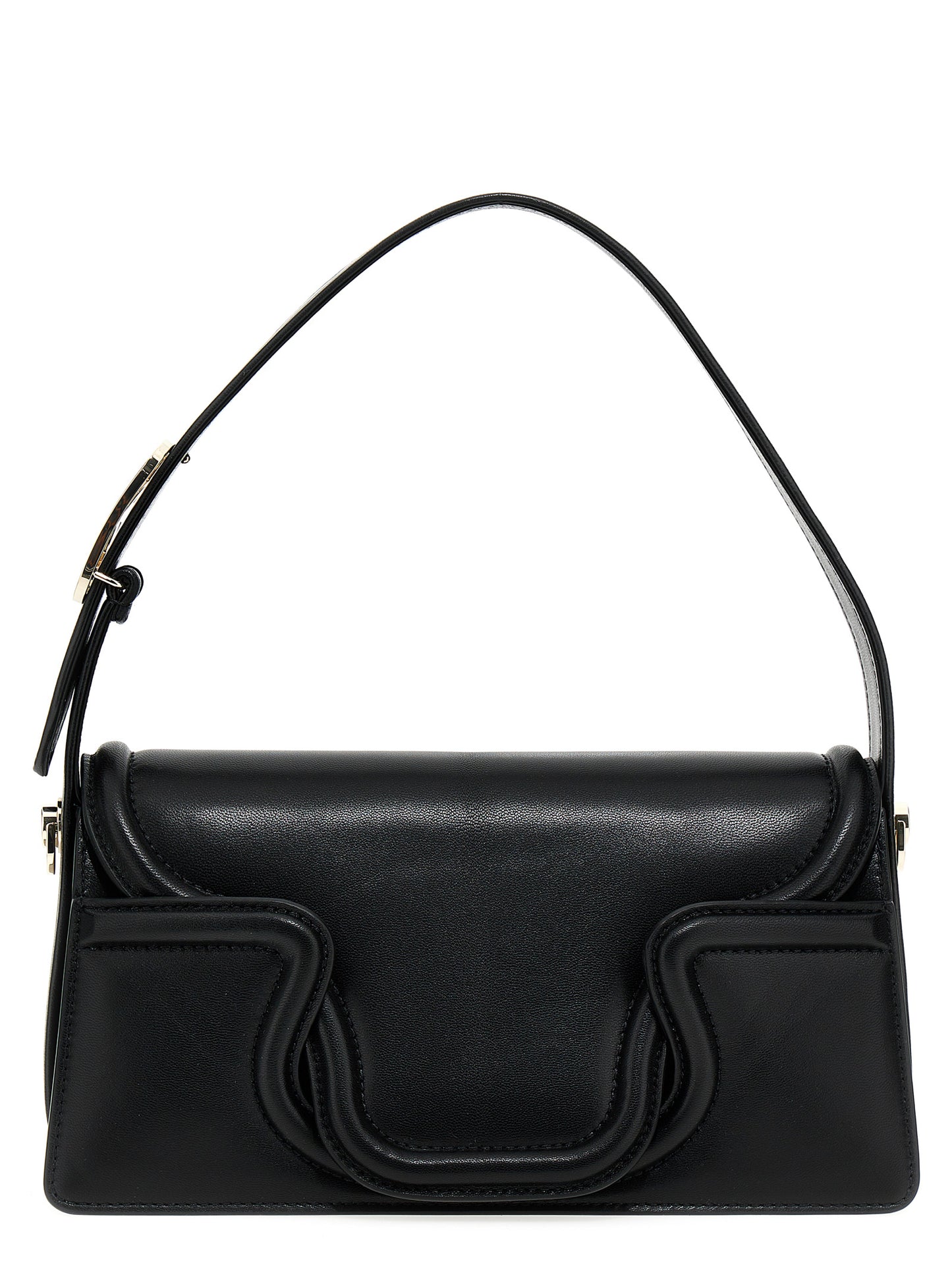 Black Leather Shoulder Bag