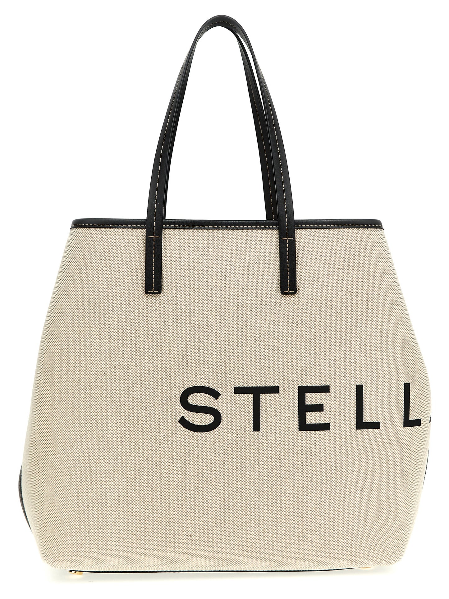 Beige Cotton Tote Bag