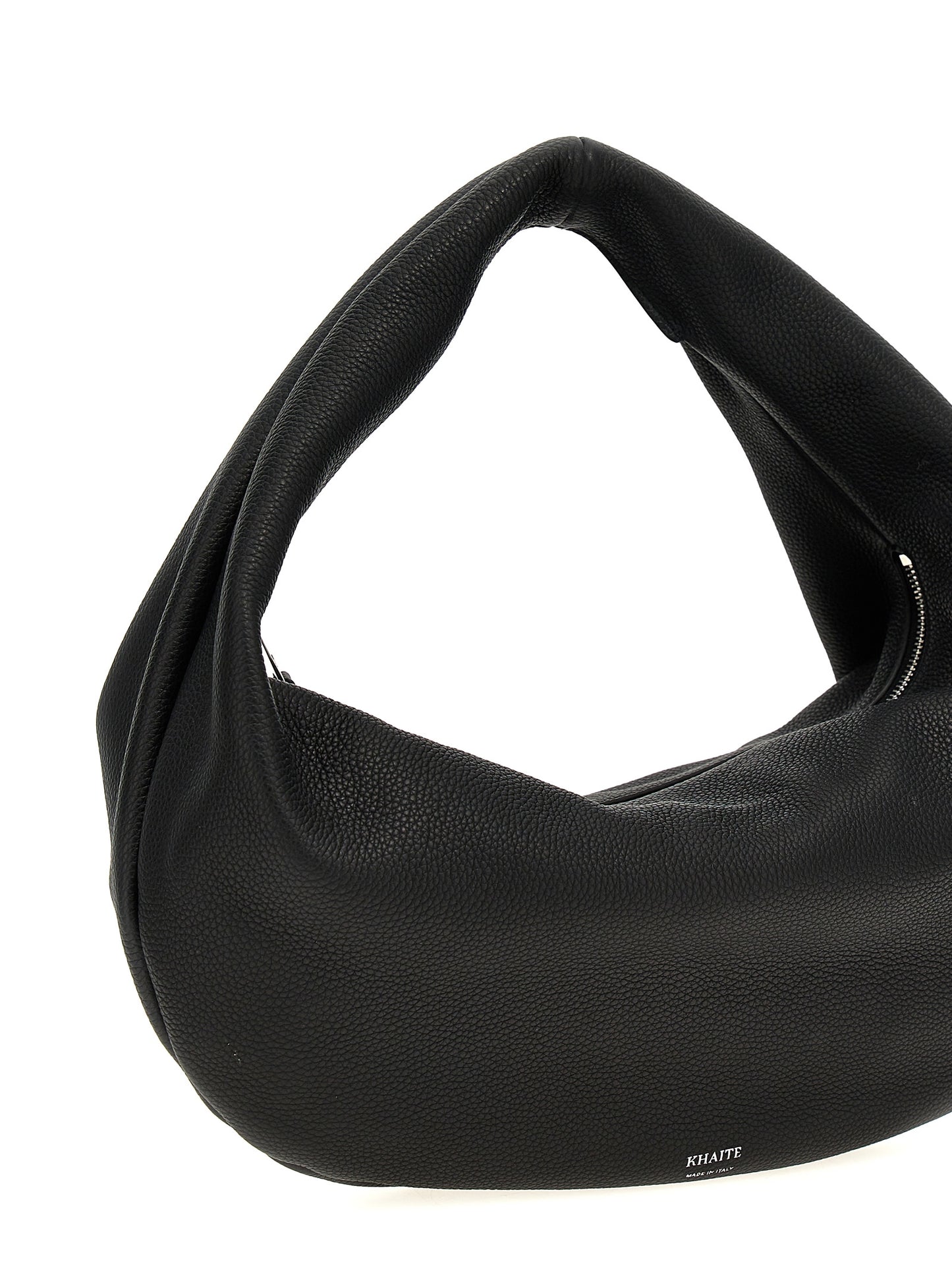 Black Calfskin Shoulder Bag