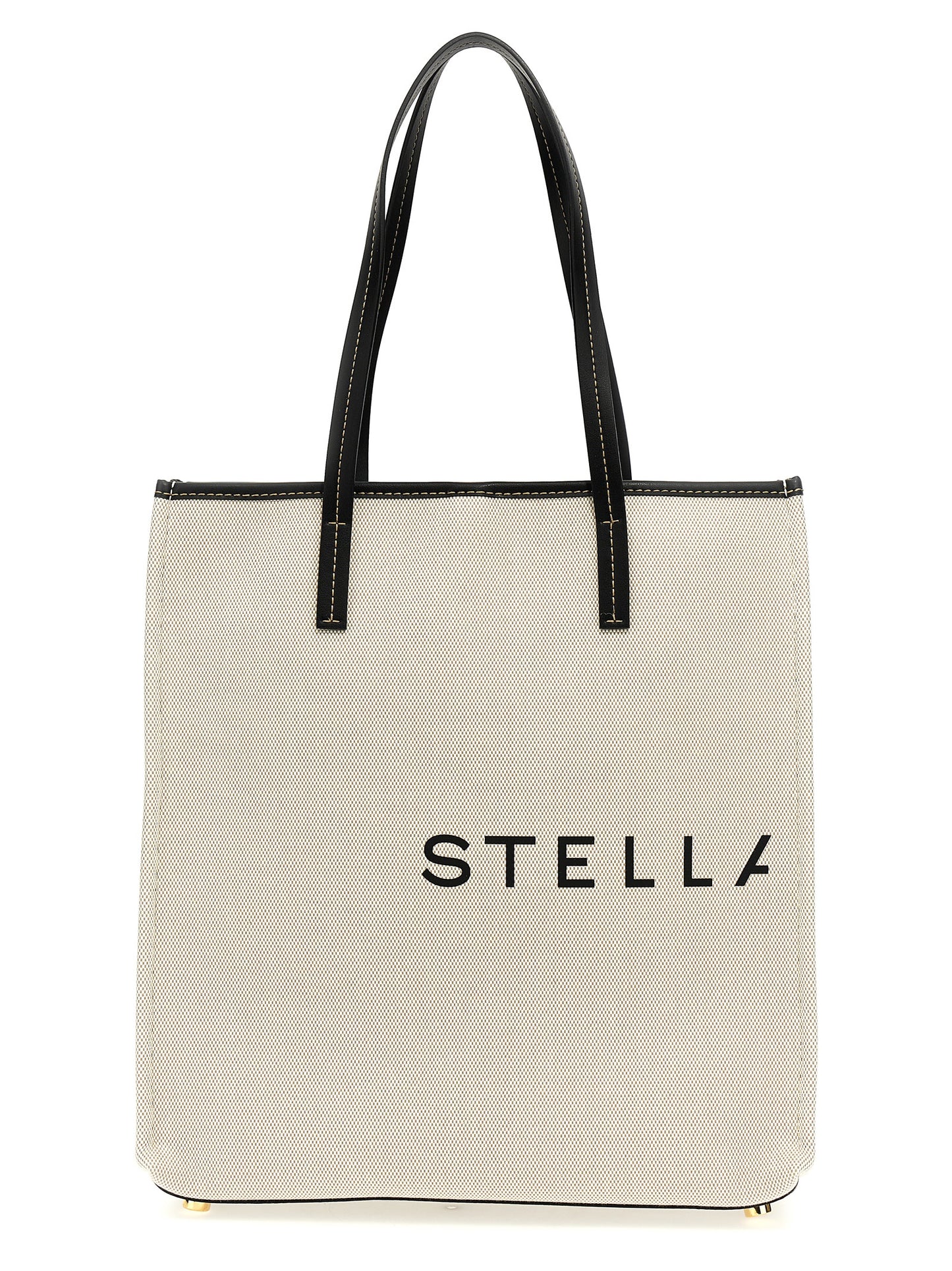 Beige Cotton Tote Bag