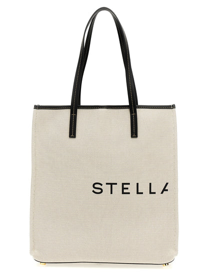 Beige Cotton Tote Bag