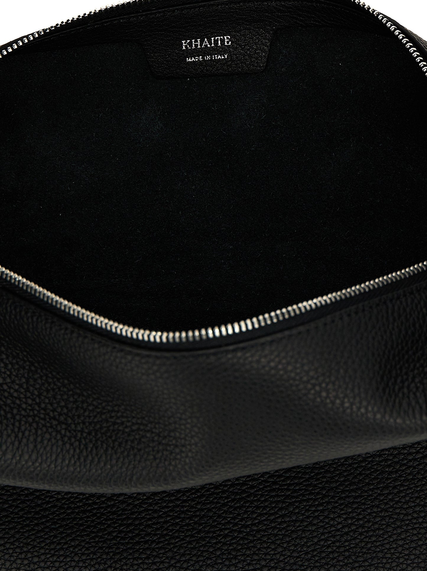 Black Calfskin Shoulder Bag