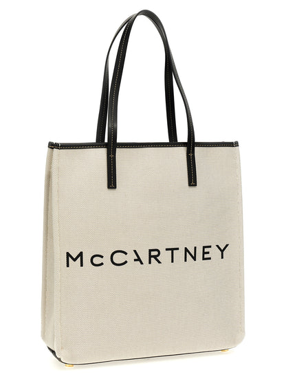 Beige Cotton Tote Bag