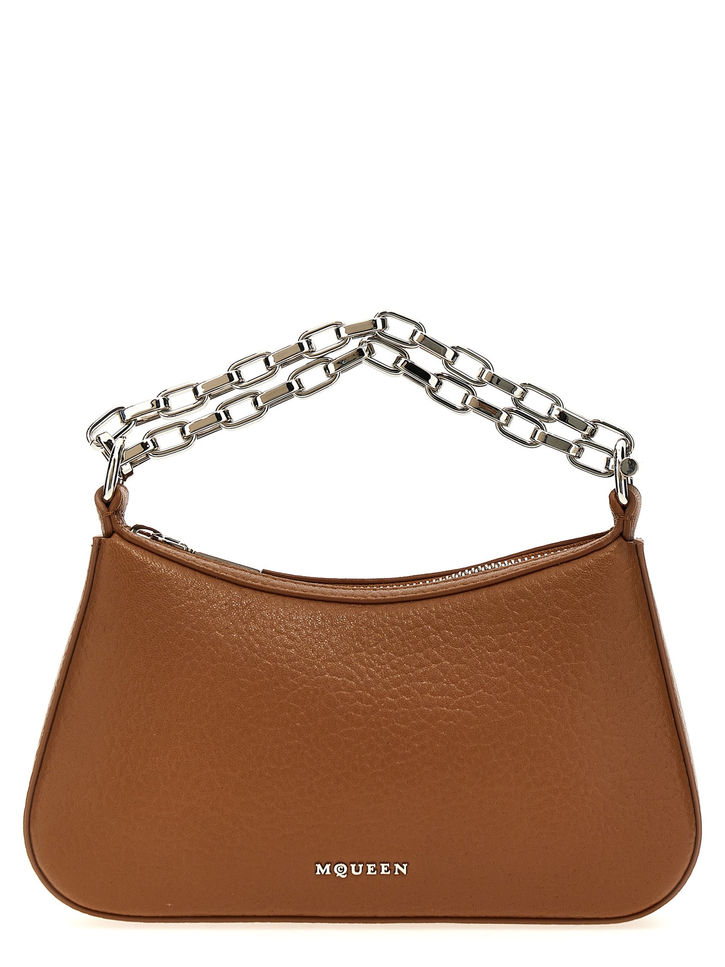 Brown Lamb Leather Handbag