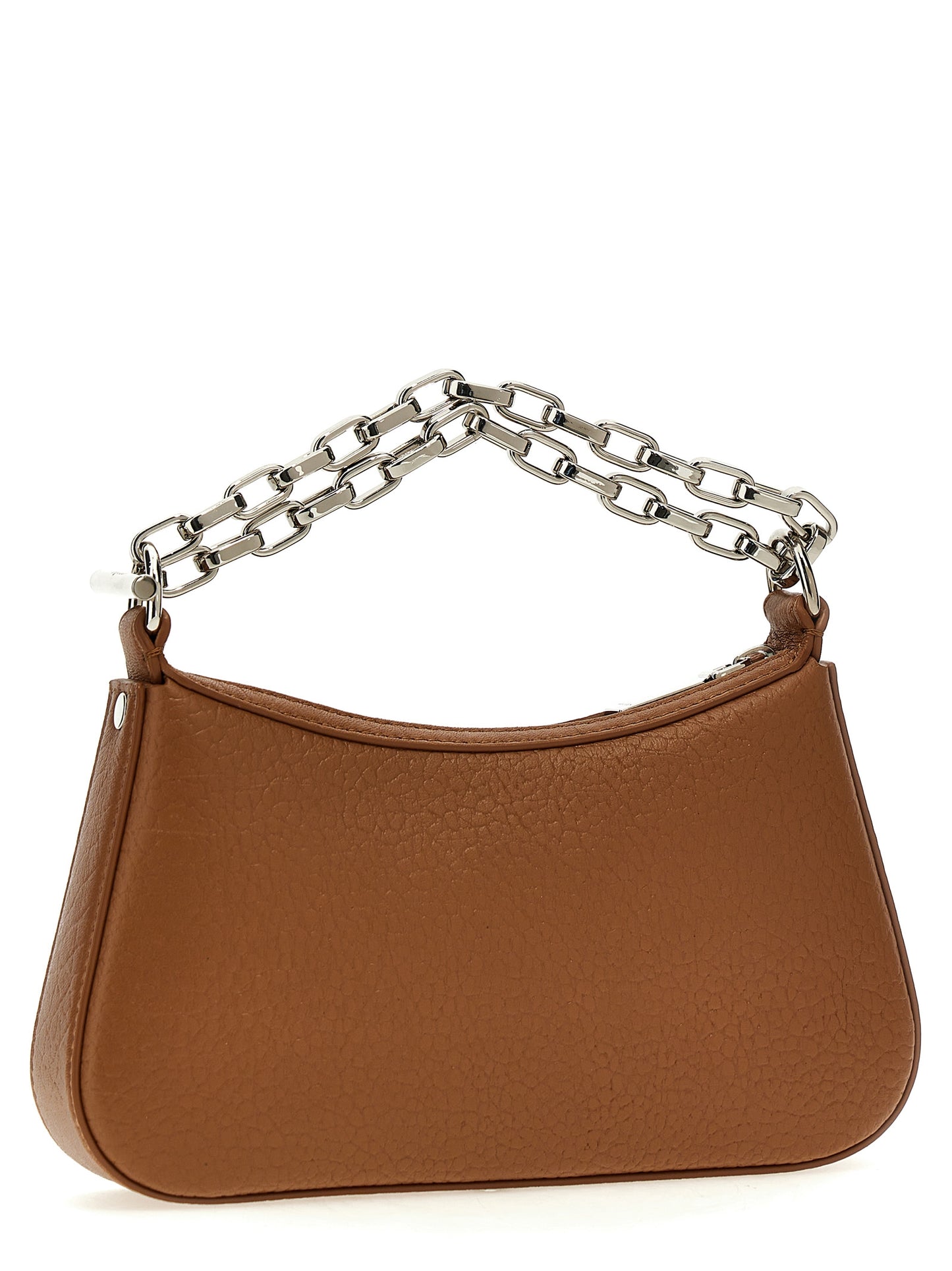 Brown Lamb Leather Handbag