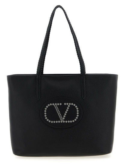 Black Calfskin Tote Bag