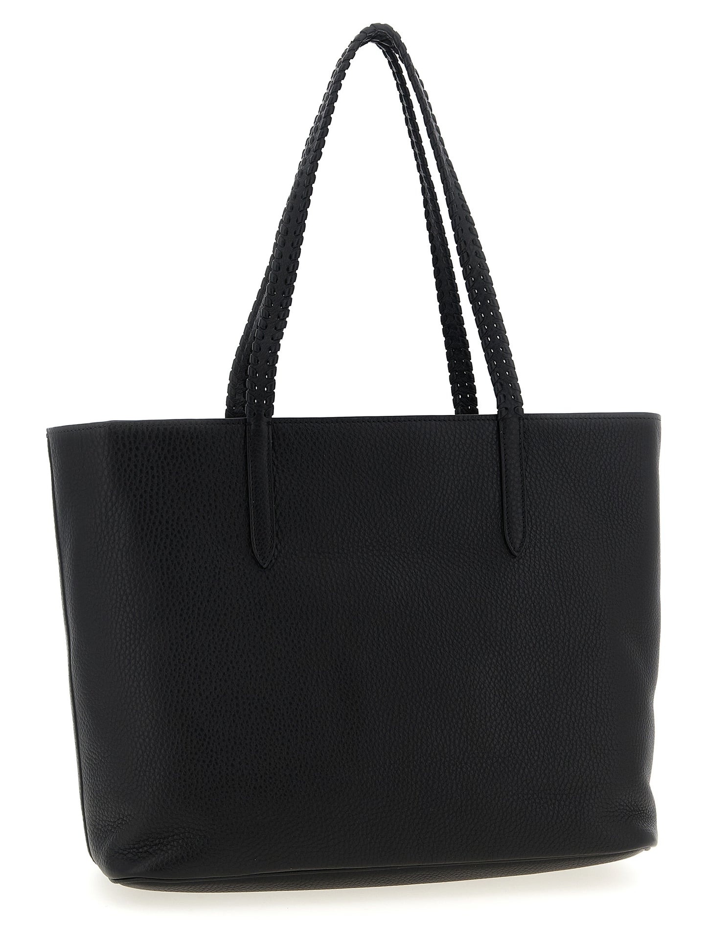 Black Calfskin Tote Bag