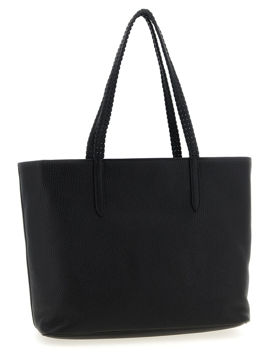 Black Calfskin Tote Bag