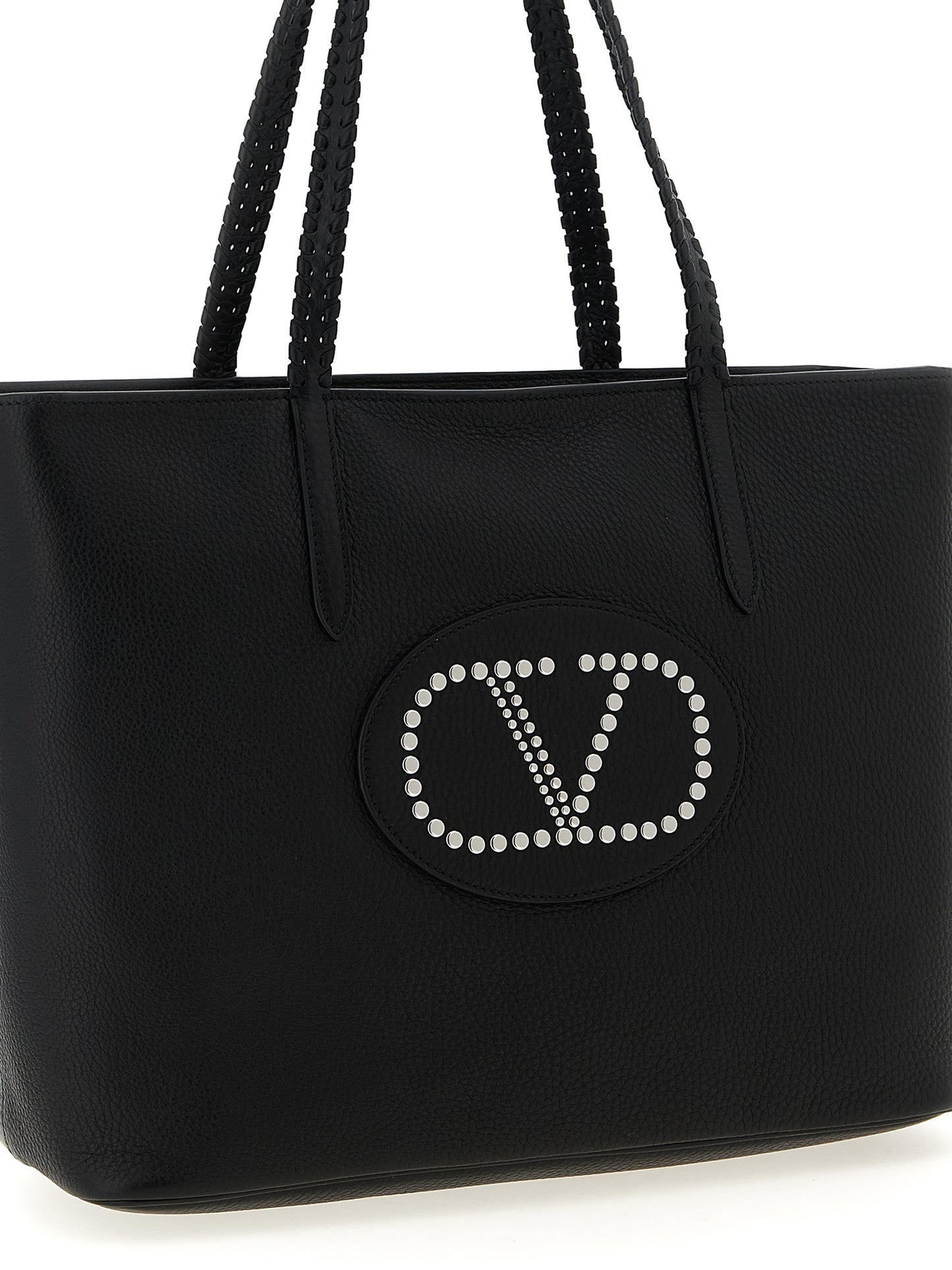 Black Calfskin Tote Bag
