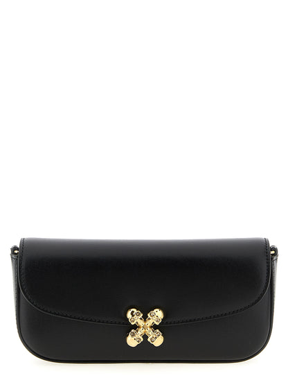 Black Calfskin Crossbody Bag