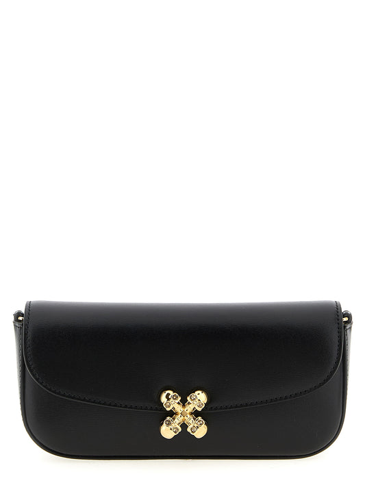 Black Calfskin Crossbody Bag