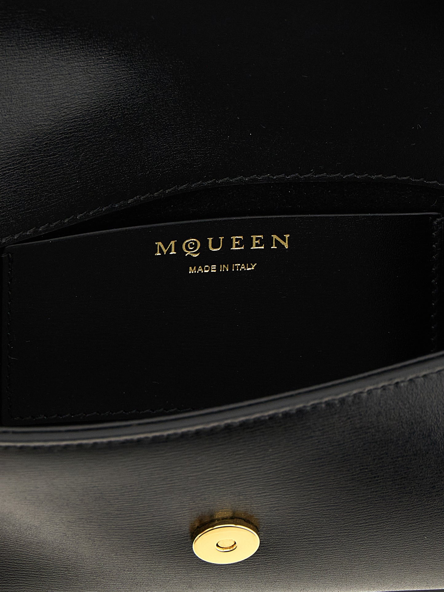 Black Calfskin Crossbody Bag