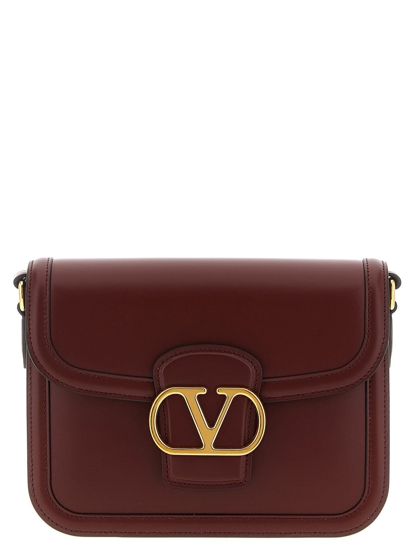 Bordeaux Calfskin Crossbody Bag