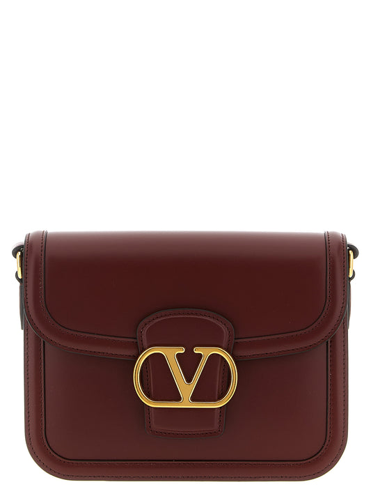 Bordeaux Calfskin Crossbody Bag