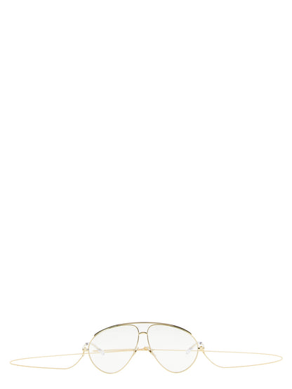 Gold Polyamide Sunglasses