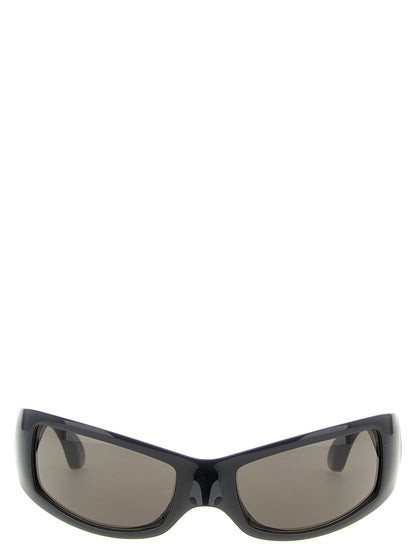 Black Polyamide Sunglasses