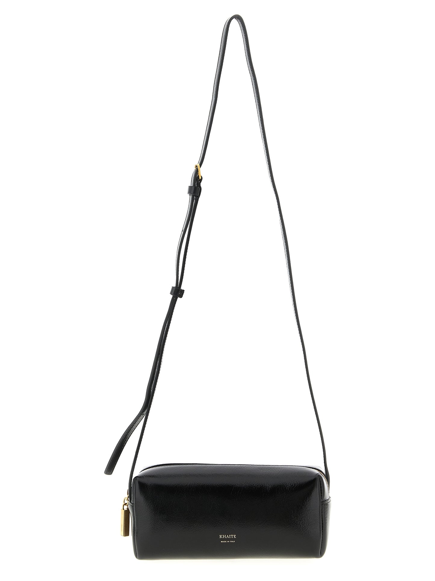 Black Calfskin Crossbody Bag