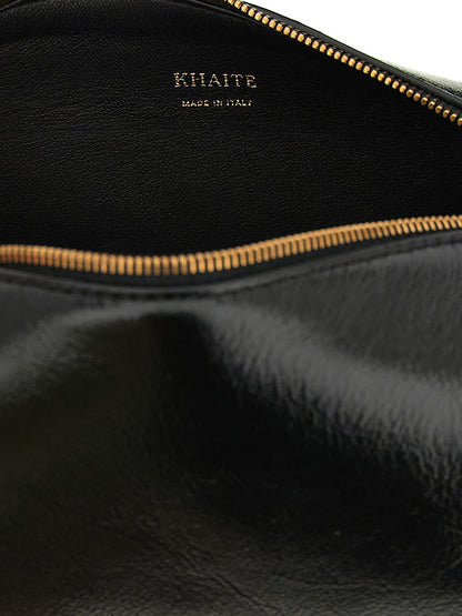Black Calfskin Crossbody Bag
