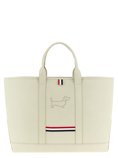 White Calfskin Tote Bag