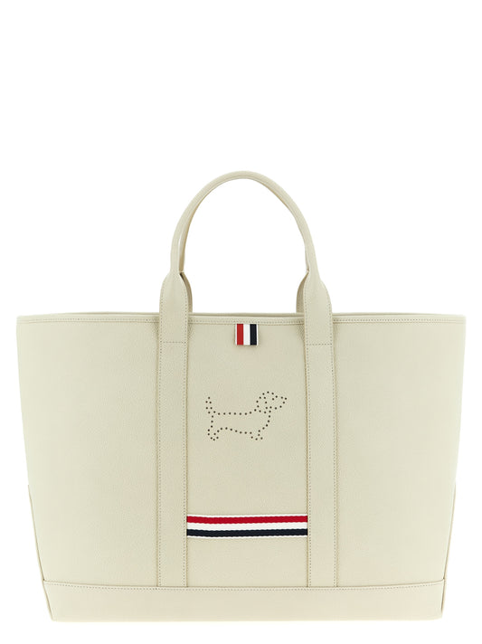 White Calfskin Tote Bag