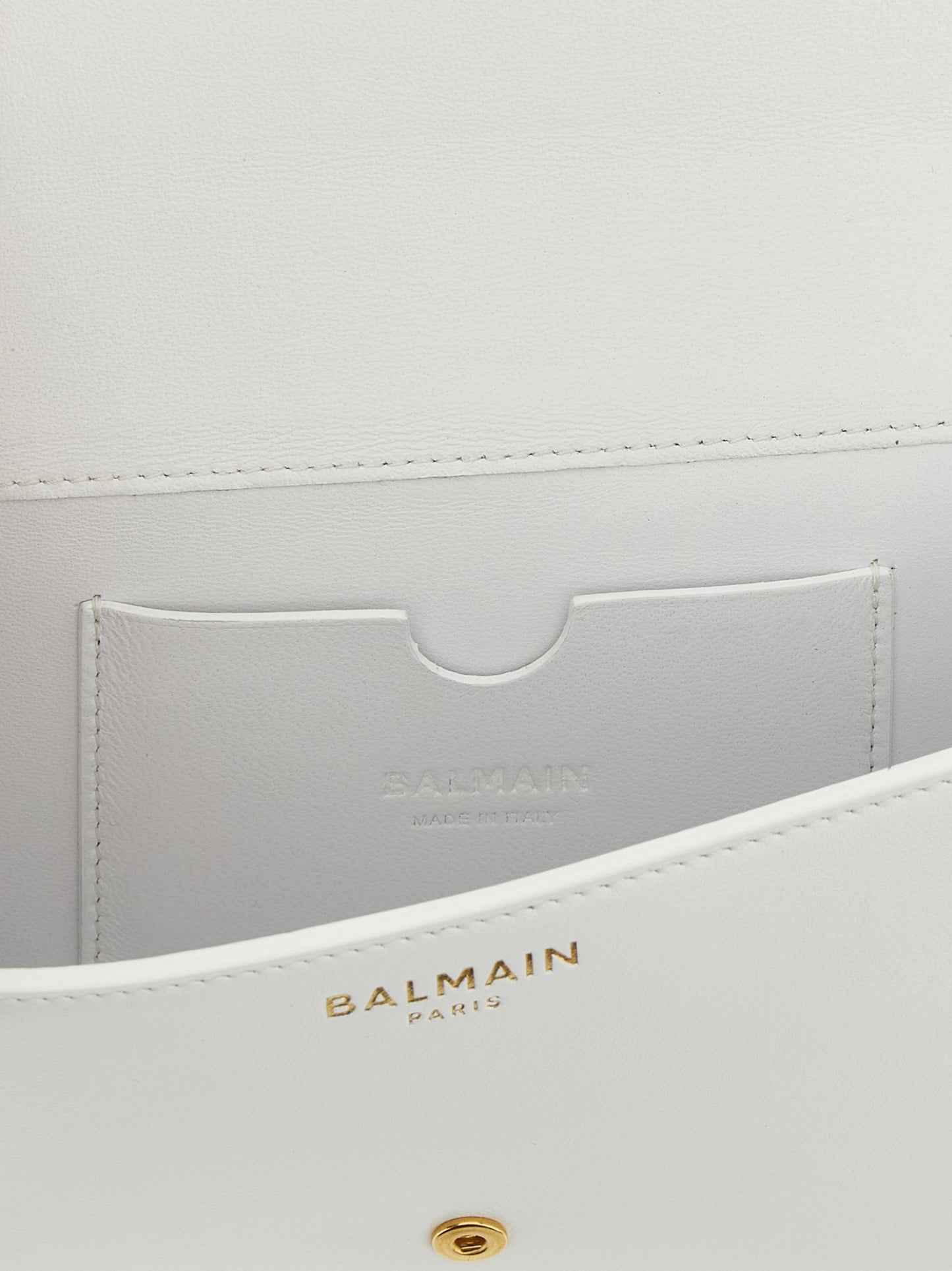 White Calfskin Cardholder
