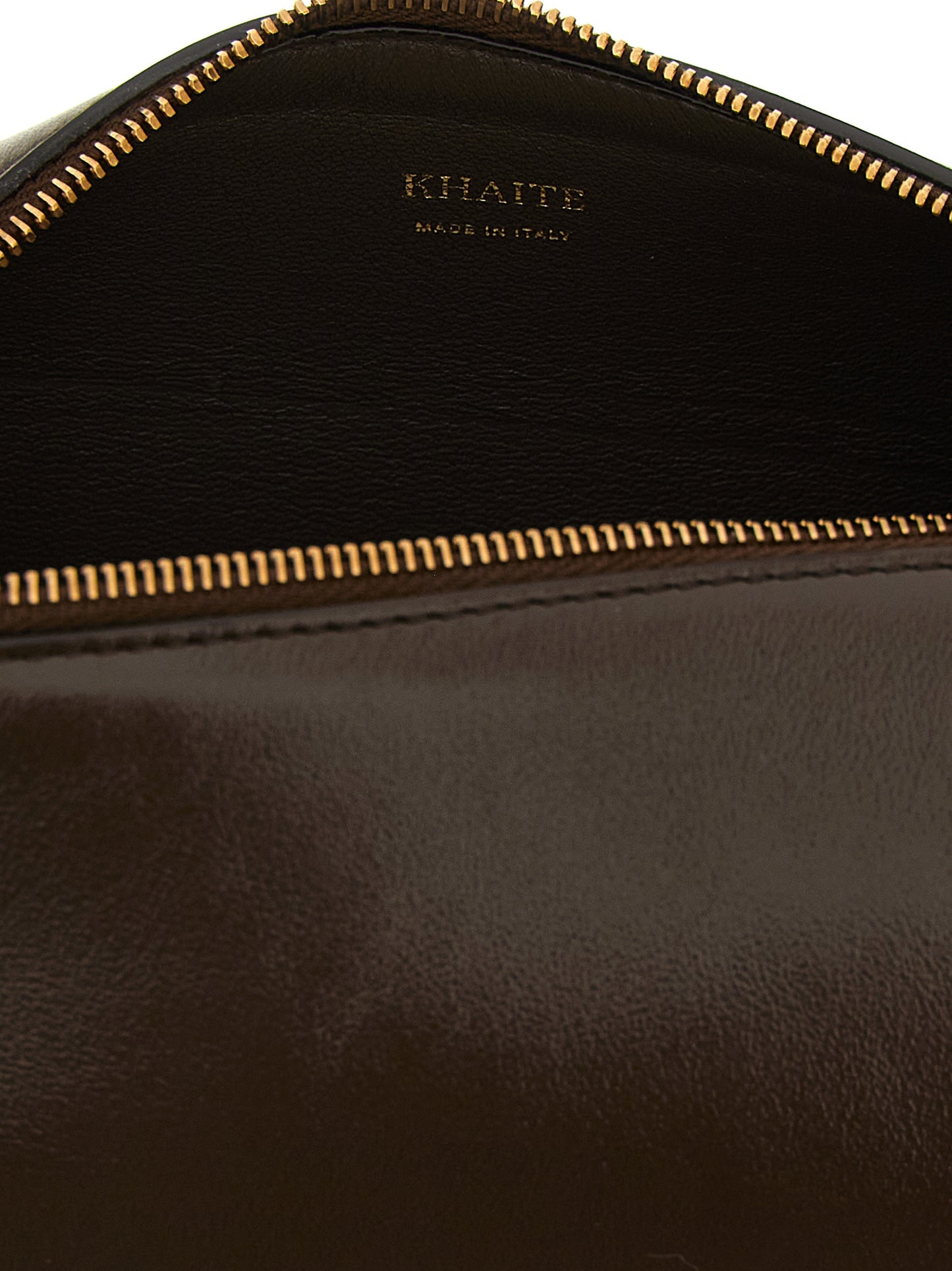 Brown Calfskin Crossbody Bag