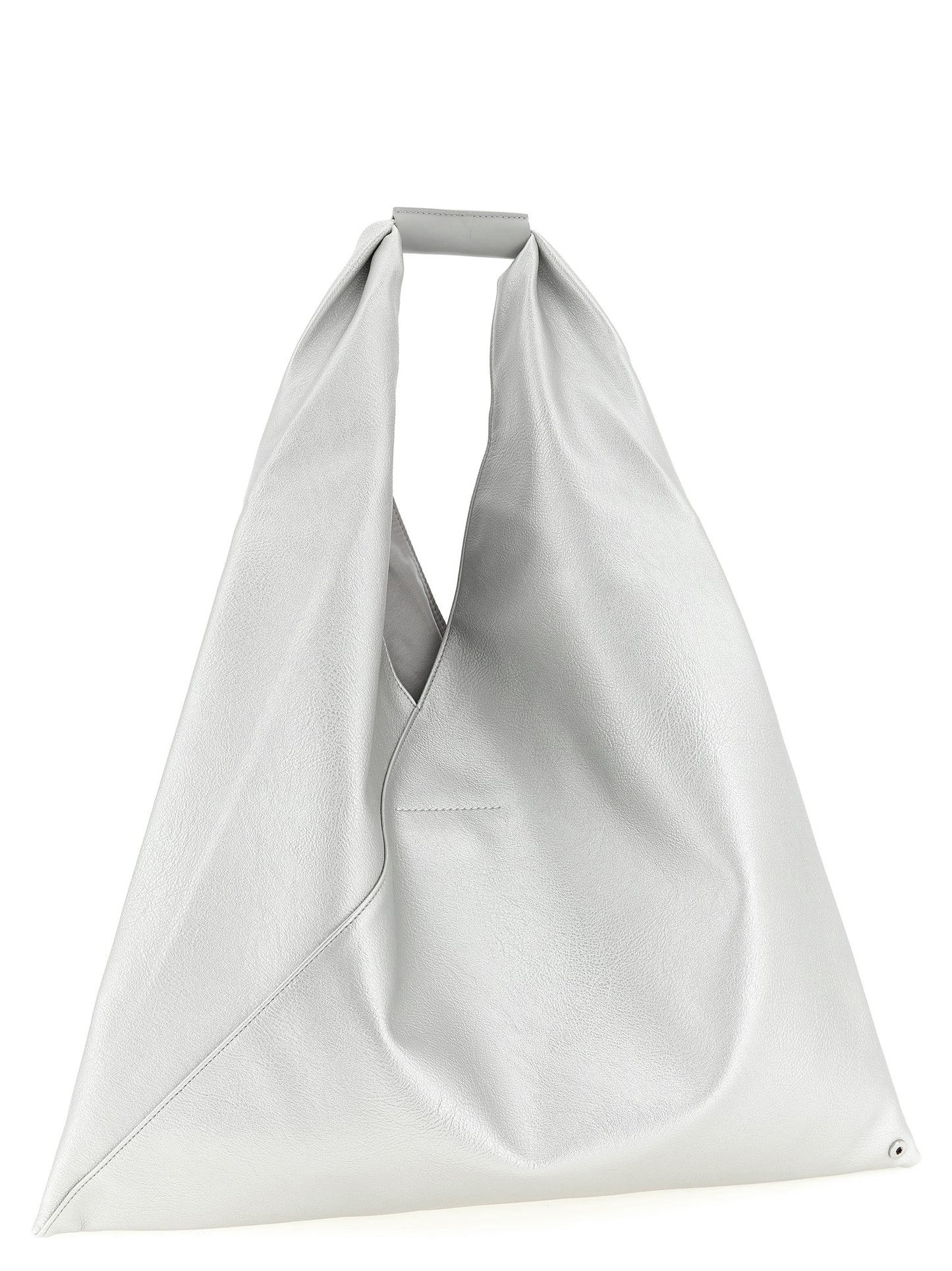 Silver Polyethylene Handbag