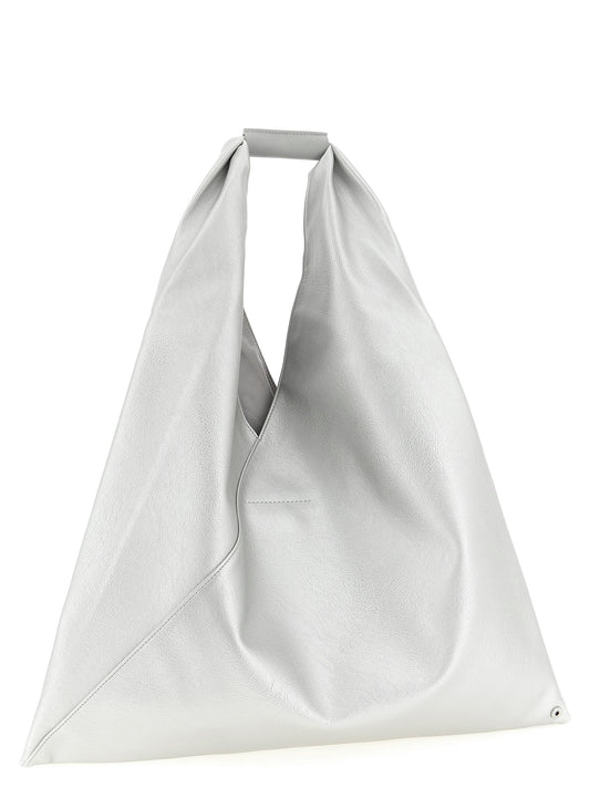 Silver Polyethylene Handbag