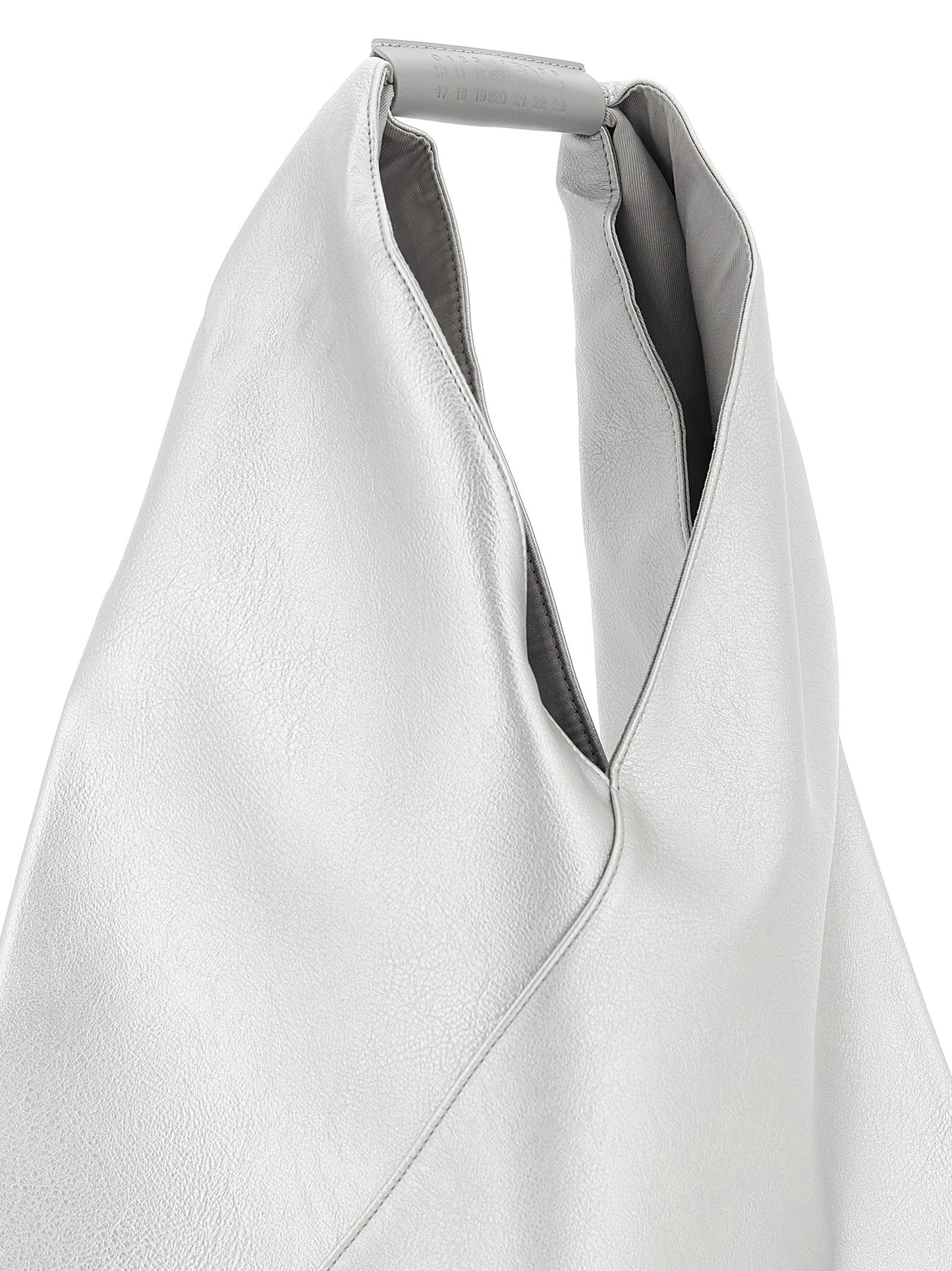Silver Polyethylene Handbag