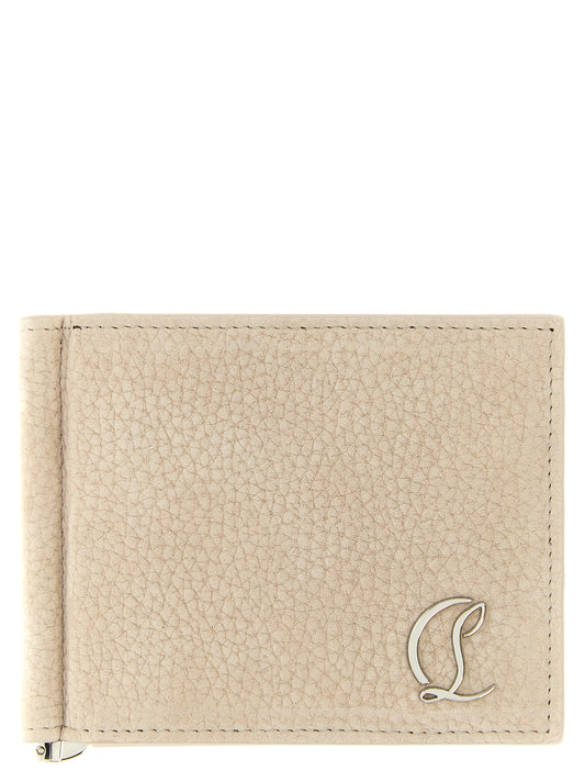 Beige Calfskin Wallet