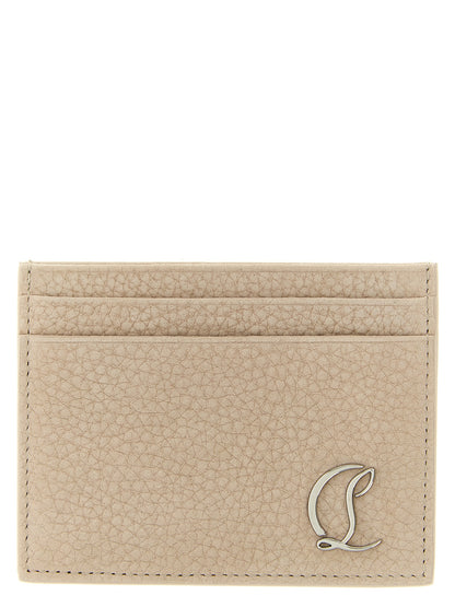 Beige Calfskin Cardholder