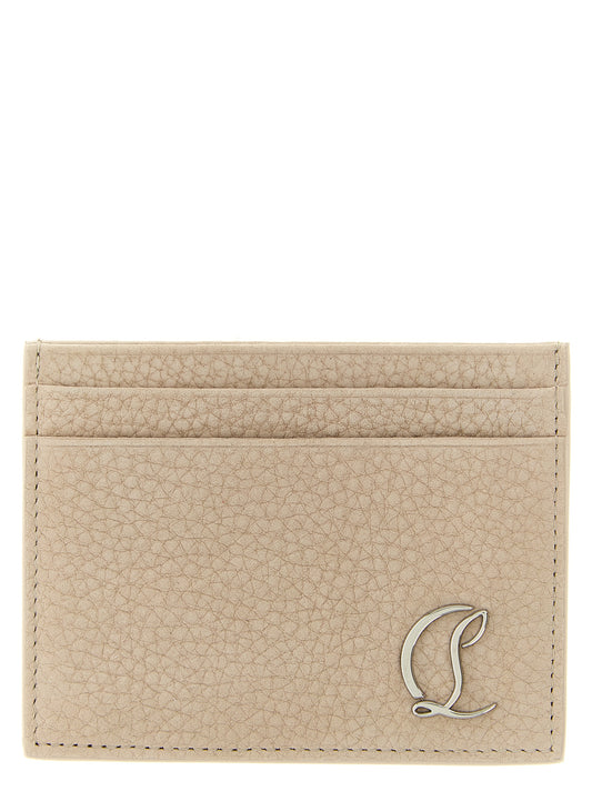 Beige Calfskin Cardholder