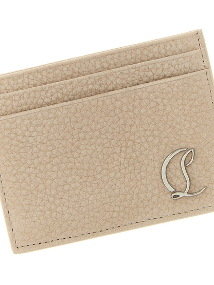 Beige Calfskin Cardholder