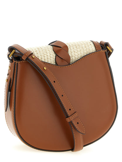 Brown Calfskin Crossbody Bag
