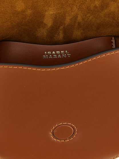 Brown Calfskin Crossbody Bag