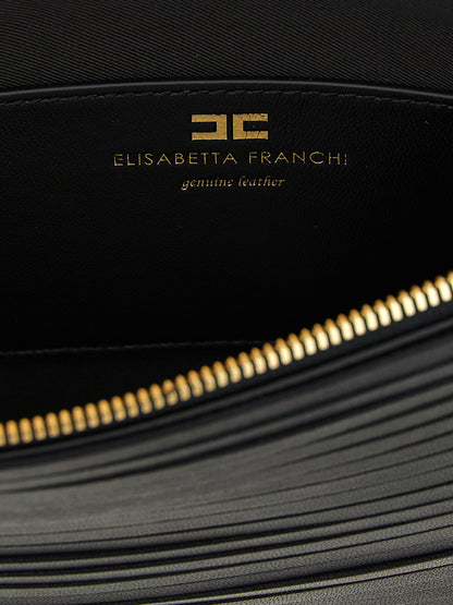 Black Leather Clutch Bag